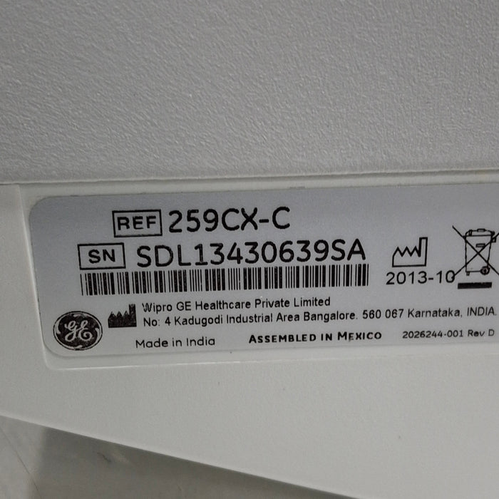 GE Healthcare GE Healthcare Corometrics 250cx Series Model 259cx-c Fetal Monitor Patient Monitors reLink Medical
