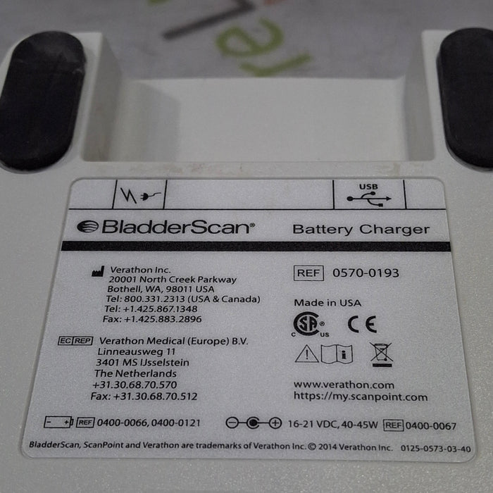 Verathon Medical, Inc Verathon Medical, Inc BladderScan 0570-0193 Battery Charger Surgical Equipment reLink Medical