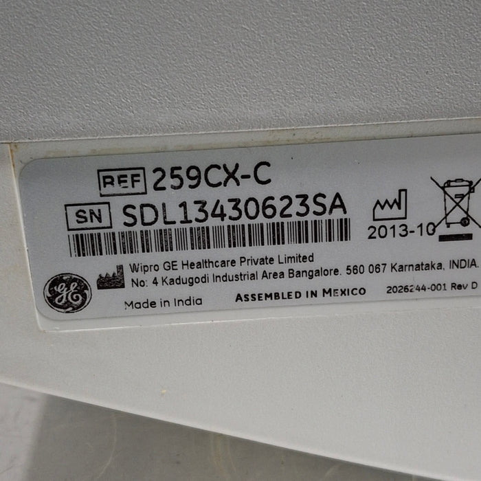 GE Healthcare GE Healthcare Corometrics 250cx Series Model 259cx-c Fetal Monitor Patient Monitors reLink Medical