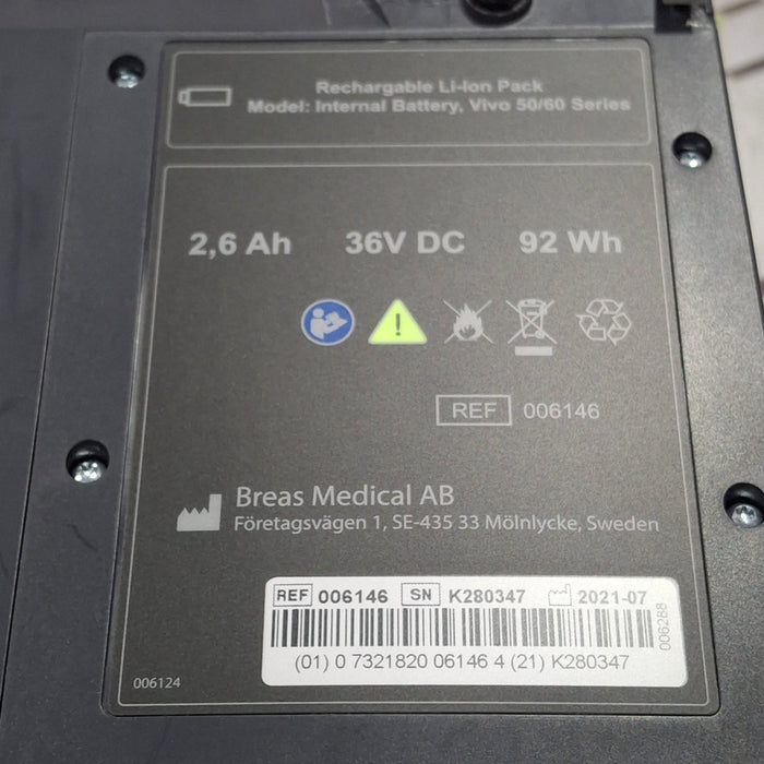 Breas Breas Vivo 65 Ventilator Respiratory reLink Medical