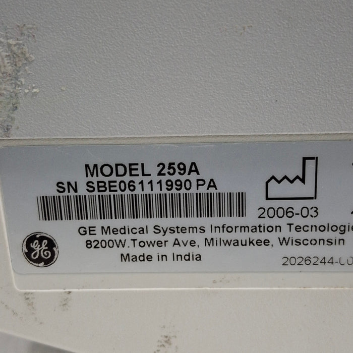 GE Healthcare GE Healthcare Corometrics 250 Series Model 259 Fetal Monitor Patient Monitors reLink Medical