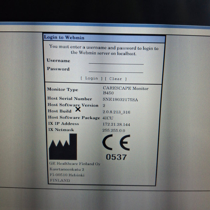 GE Healthcare GE Healthcare Carescape B450 Critical Care Patient Monitor Patient Monitors reLink Medical