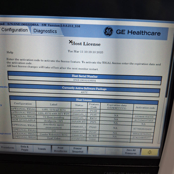 GE Healthcare GE Healthcare Carescape B450 Critical Care Patient Monitor Patient Monitors reLink Medical