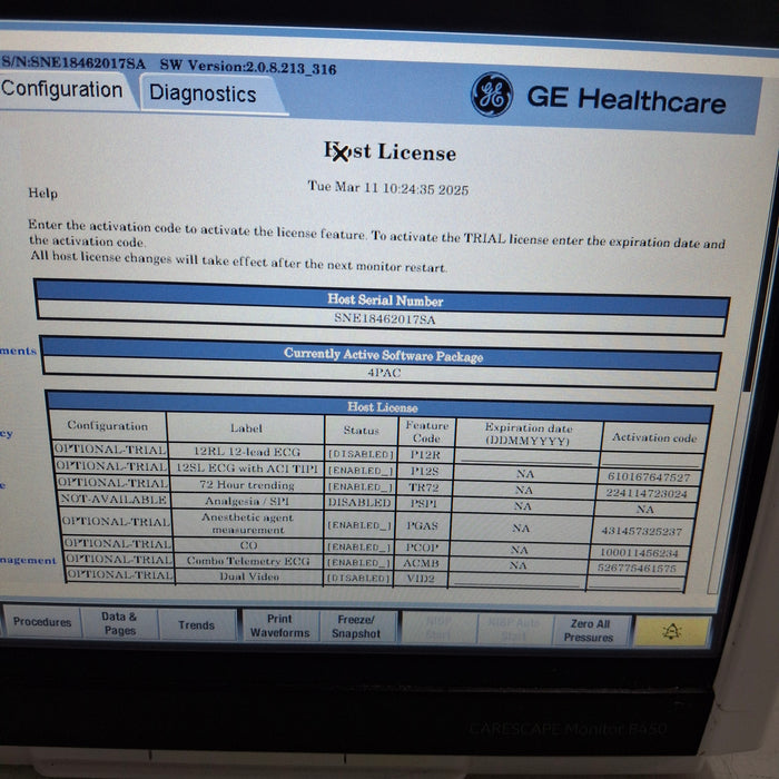 GE Healthcare GE Healthcare Carescape B450 Post Anesthesia Care Patient Monitor Patient Monitors reLink Medical