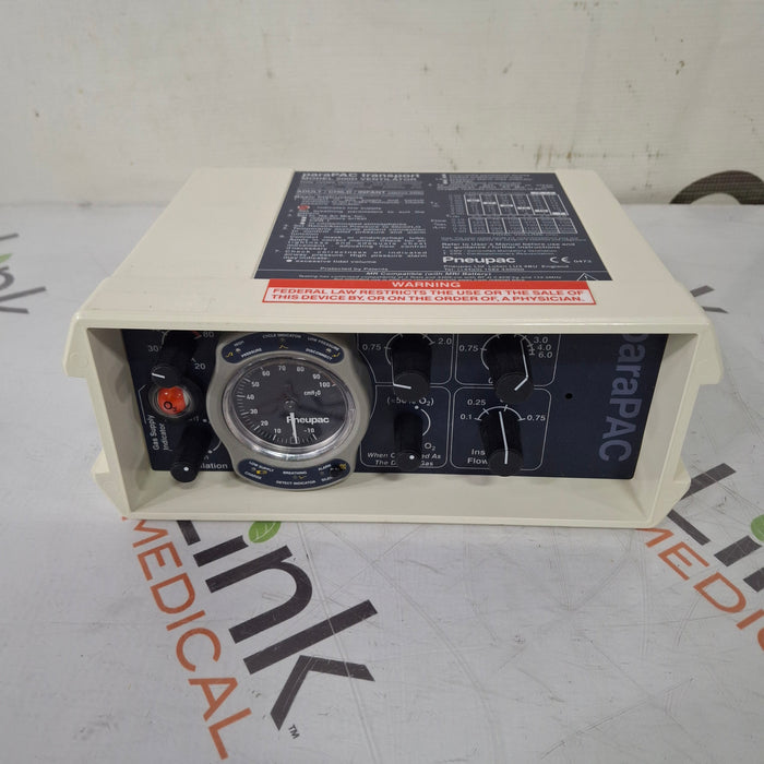 Smiths Medical Smiths Medical Pneupac ParaPAC 200D Ventilator Respiratory reLink Medical