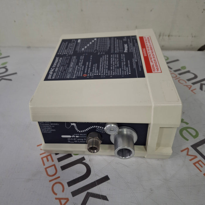 Smiths Medical Smiths Medical Pneupac ParaPAC 200D Ventilator Respiratory reLink Medical