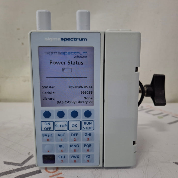 Baxter Baxter Sigma Spectrum 6.05.14 with A/B/G/N Battery Infusion Pump Infusion Pump reLink Medical