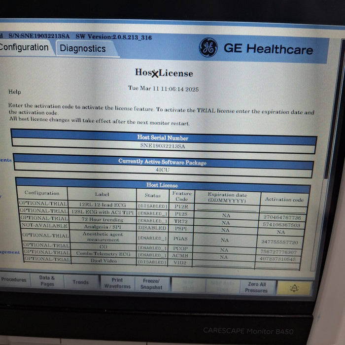 GE Healthcare GE Healthcare Carescape B450 Critical Care Patient Monitor Patient Monitors reLink Medical
