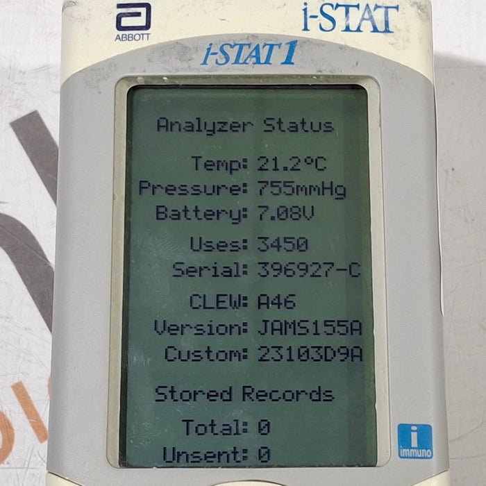 Abbott Abbott i-Stat 1 300G Wireless Blood Analyzer Clinical Lab reLink Medical