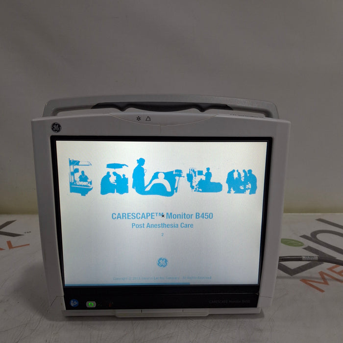 GE Healthcare Carescape B450 Post Anesthesia Care Patient Monitor