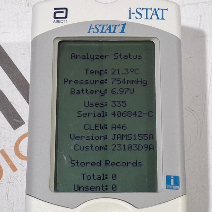 Abbott Abbott i-Stat 1 300G Wireless Blood Analyzer Clinical Lab reLink Medical