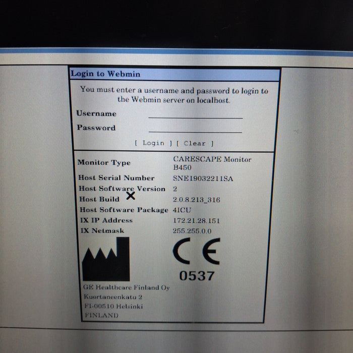 GE Healthcare GE Healthcare Carescape B450 Critical Care Patient Monitor Patient Monitors reLink Medical