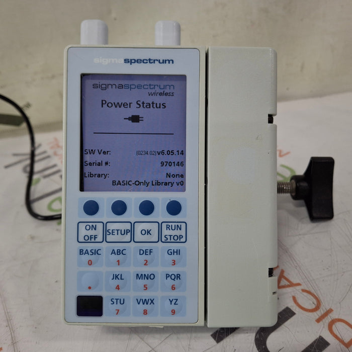 Baxter Baxter Sigma Spectrum 6.05.14 with A/B/G/N Battery Infusion Pump Infusion Pump reLink Medical
