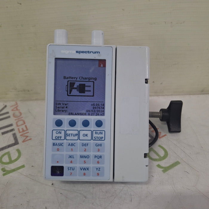 Baxter Baxter Sigma Spectrum 6.05.14 with A/B/G/N Battery Infusion Pump Infusion Pump reLink Medical