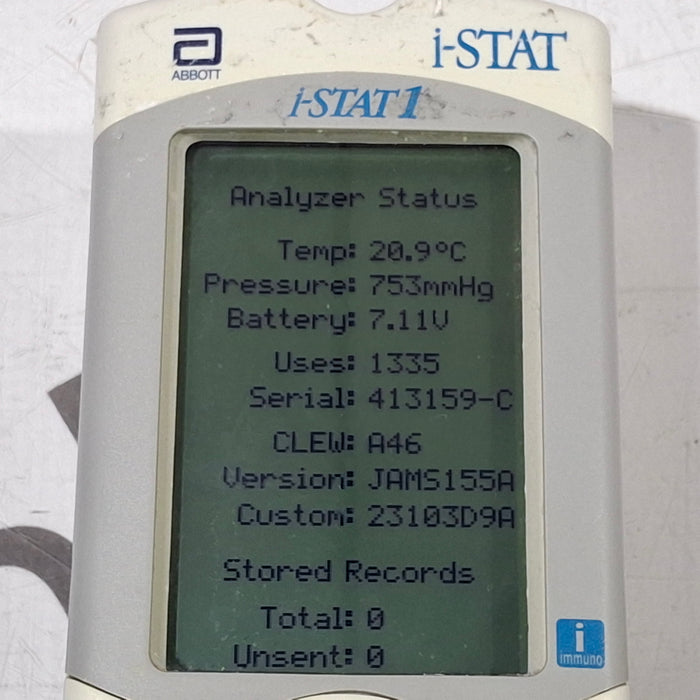Abbott i-Stat 1 300G Wireless Blood Analyzer
