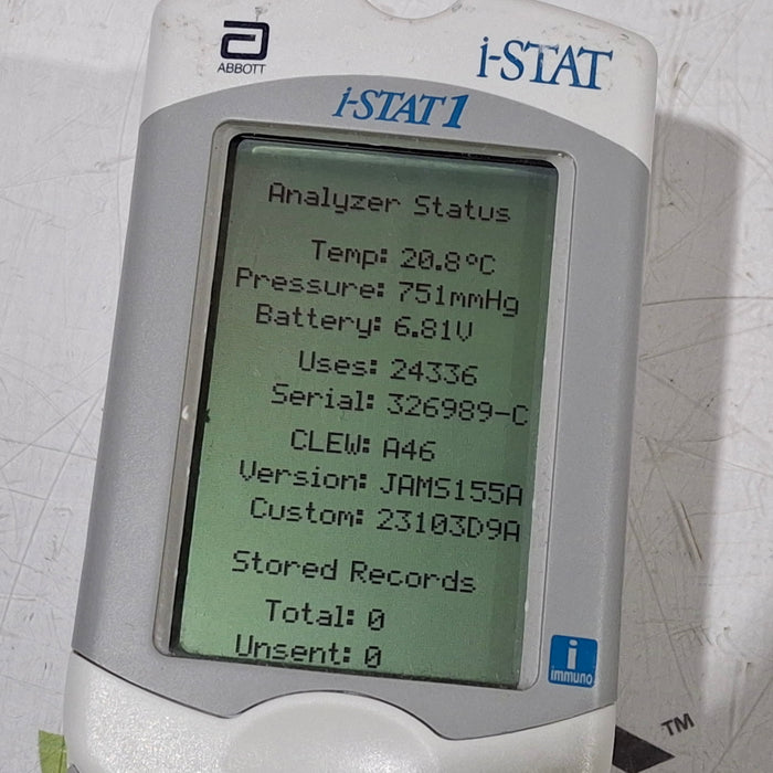 Abbott Abbott i-Stat 1 300G Wireless Blood Analyzer Clinical Lab reLink Medical