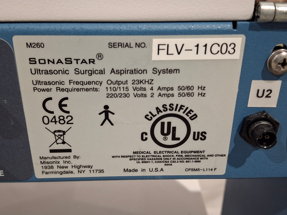 Misonix, Inc. Misonix, Inc. SonaStar Ultrasonic Aspirator Electrosurgical Units reLink Medical