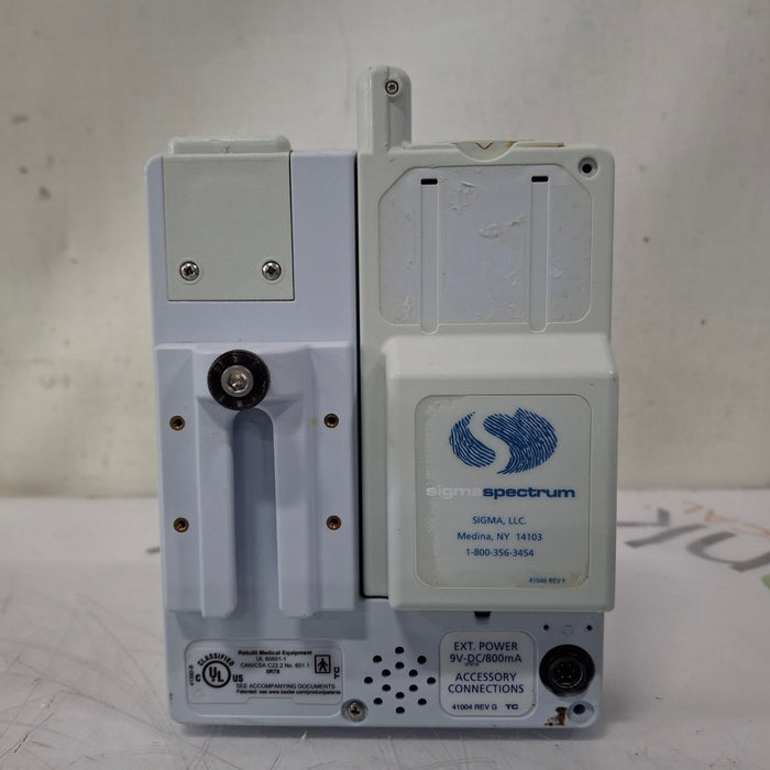 Baxter Sigma Spectrum 6.05.13 with B/G Battery Infusion Pump