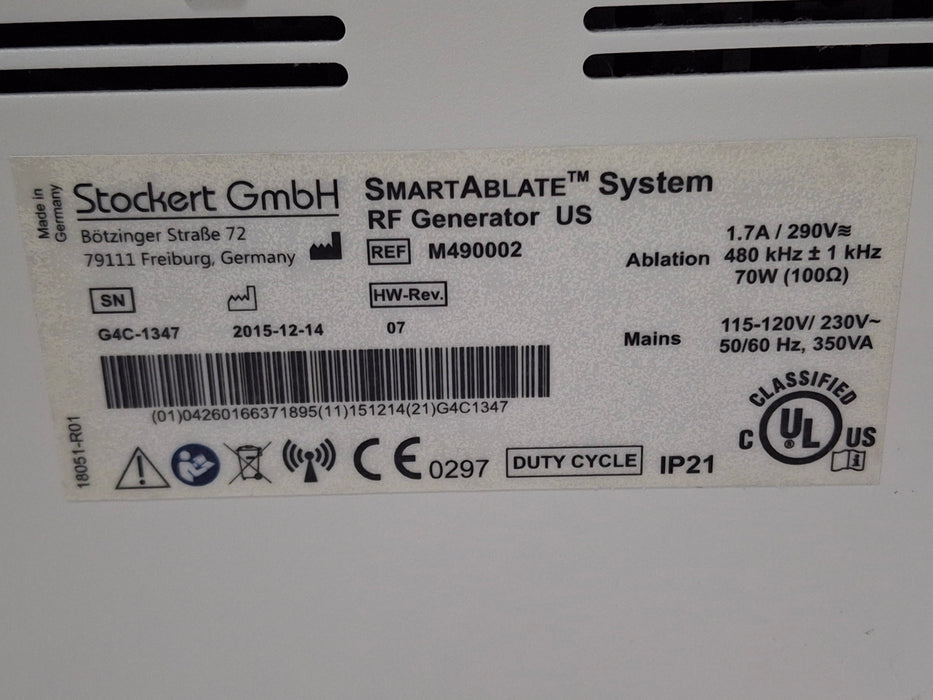 Stockert Stockert GmbH SmartAblate System RF Generator Cardiology reLink Medical