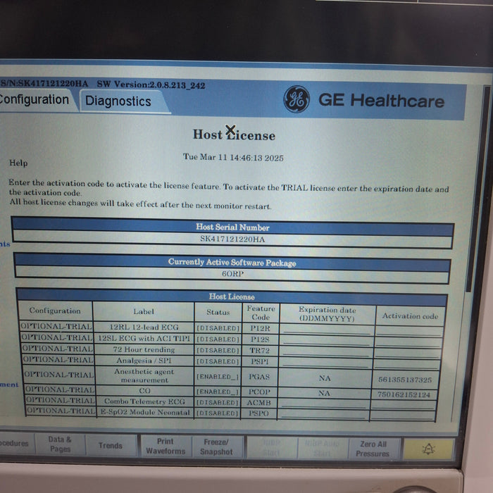 GE Healthcare GE Healthcare Carescape B650 Anesthesia Care Patient Monitor Patient Monitors reLink Medical