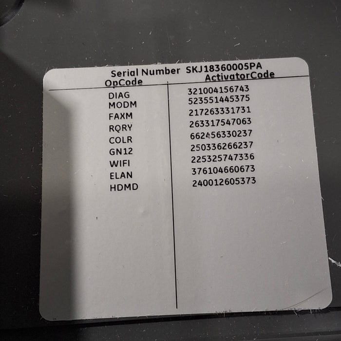 GE Healthcare GE Healthcare MAC 5500 HD ECG without CAM Module Cardiology reLink Medical