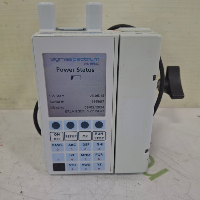 Baxter Baxter Sigma Spectrum 6.05.14 with A/B/G/N Battery Infusion Pump Infusion Pump reLink Medical