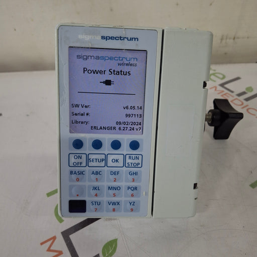 Baxter Baxter Sigma Spectrum 6.05.14 without Battery Infusion Pump Infusion Pump reLink Medical