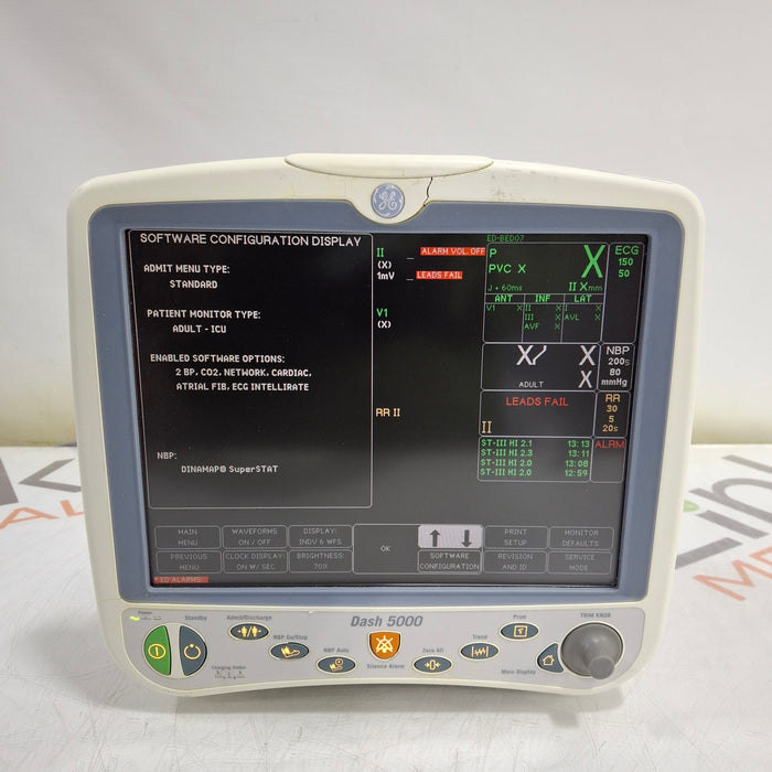 GE Healthcare GE Healthcare Dash 5000 - Masimo SpO2 Patient Monitor Patient Monitors reLink Medical