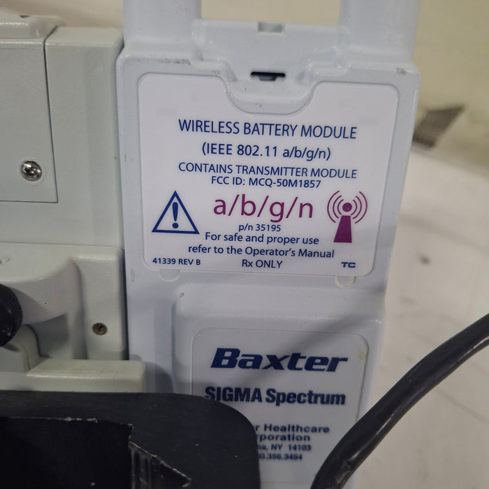Baxter Baxter Sigma Spectrum 6.05.14 with A/B/G/N Battery Infusion Pump Infusion Pump reLink Medical