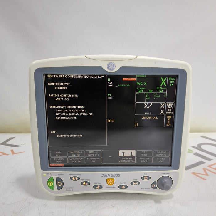 GE Healthcare GE Healthcare Dash 5000 - Masimo SpO2 Patient Monitor Patient Monitors reLink Medical