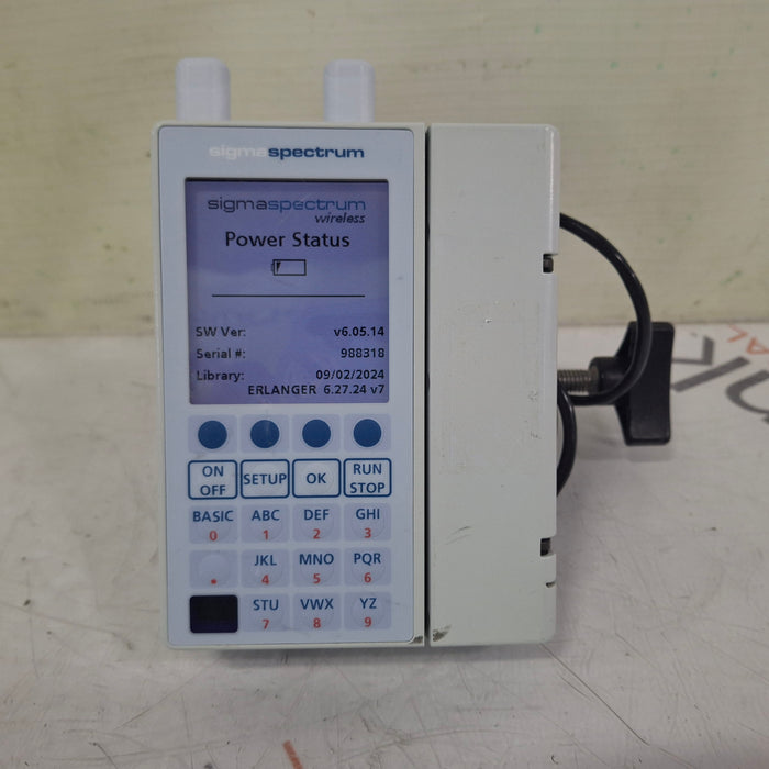 Baxter Baxter Sigma Spectrum 6.05.14 with A/B/G/N Battery Infusion Pump Infusion Pump reLink Medical