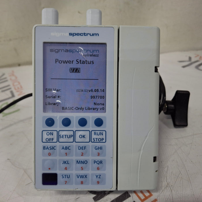 Baxter Baxter Sigma Spectrum 6.05.14 with A/B/G/N Battery Infusion Pump Infusion Pump reLink Medical
