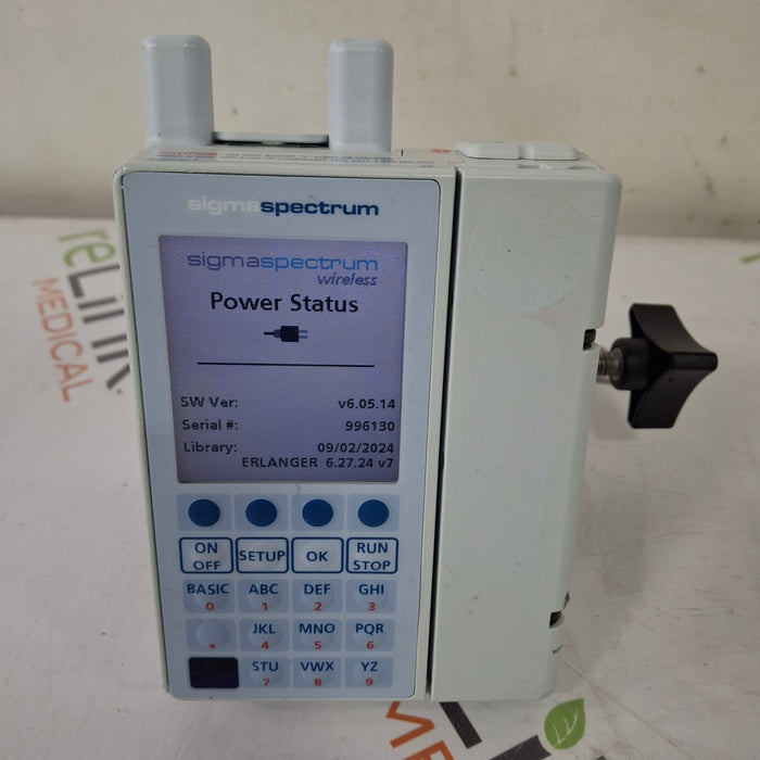 Baxter Baxter Sigma Spectrum 6.05.14 with A/B/G/N Battery Infusion Pump Infusion Pump reLink Medical