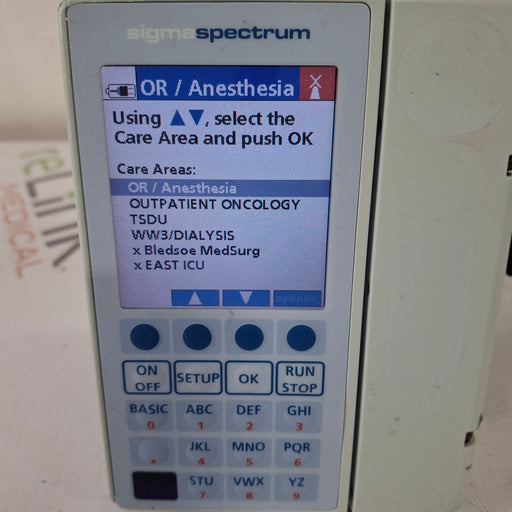 Baxter Baxter Sigma Spectrum 6.05.14 with A/B/G/N Battery Infusion Pump Infusion Pump reLink Medical