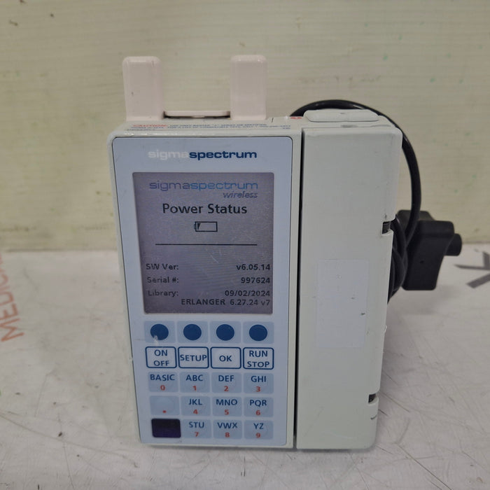 Baxter Baxter Sigma Spectrum 6.05.14 with A/B/G/N Battery Infusion Pump Infusion Pump reLink Medical