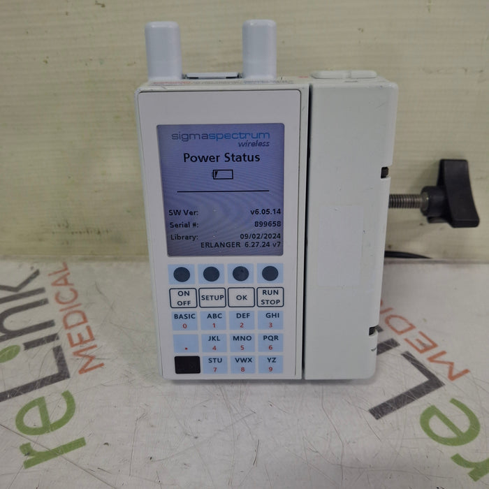 Baxter Baxter Sigma Spectrum 6.05.14 with A/B/G/N Battery Infusion Pump Infusion Pump reLink Medical