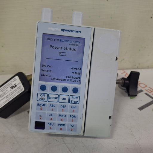 Baxter Baxter Sigma Spectrum 6.05.14 with A/B/G/N Battery Infusion Pump Infusion Pump reLink Medical