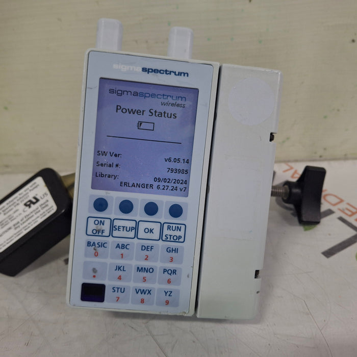 Baxter Baxter Sigma Spectrum 6.05.14 with A/B/G/N Battery Infusion Pump Infusion Pump reLink Medical