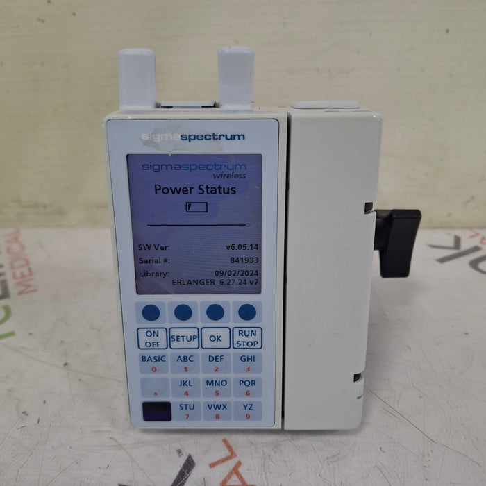 Baxter Baxter Sigma Spectrum 6.05.14 with A/B/G/N Battery Infusion Pump Infusion Pump reLink Medical