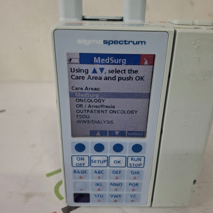 Baxter Baxter Sigma Spectrum 6.05.13 with A/B/G/N Battery Infusion Pump Infusion Pump reLink Medical