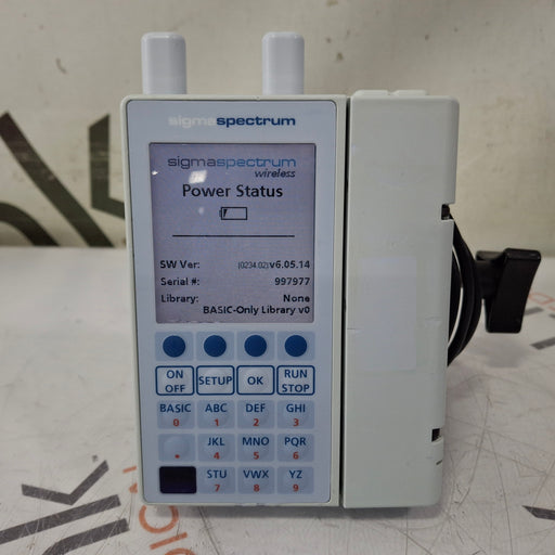 Baxter Baxter Sigma Spectrum 6.05.14 with A/B/G/N Battery Infusion Pump Infusion Pump reLink Medical
