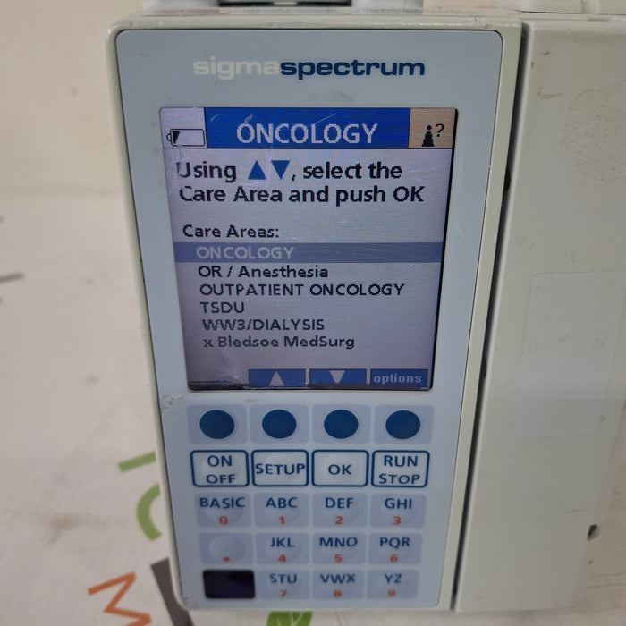 Baxter Baxter Sigma Spectrum 6.05.14 with A/B/G/N Battery Infusion Pump Infusion Pump reLink Medical