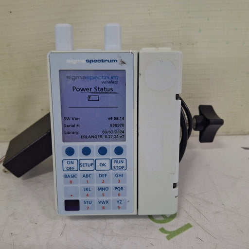 Baxter Baxter Sigma Spectrum 6.05.14 with A/B/G/N Battery Infusion Pump Infusion Pump reLink Medical