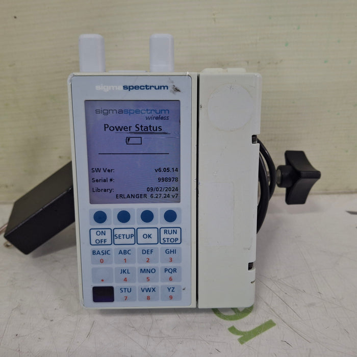 Baxter Baxter Sigma Spectrum 6.05.14 with A/B/G/N Battery Infusion Pump Infusion Pump reLink Medical