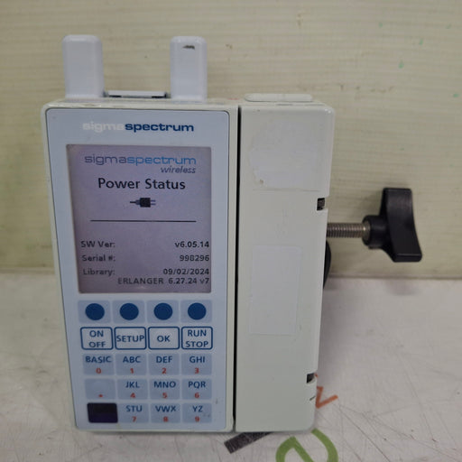 Baxter Baxter Sigma Spectrum 6.05.14 with A/B/G/N Battery Infusion Pump Infusion Pump reLink Medical