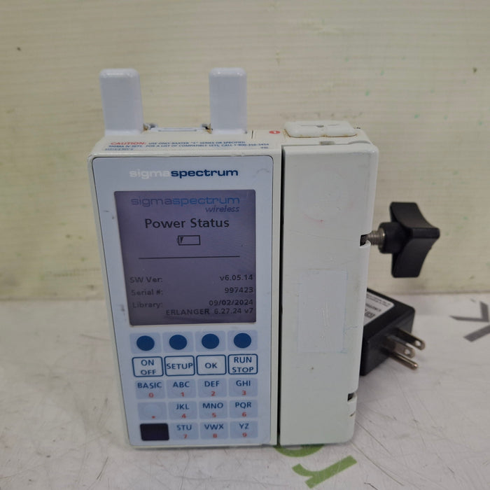 Baxter Baxter Sigma Spectrum 6.05.14 with A/B/G/N Battery Infusion Pump Infusion Pump reLink Medical