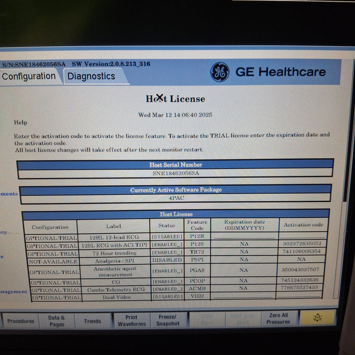 GE Healthcare GE Healthcare Carescape B450 Post Anesthesia Care Patient Monitor Patient Monitors reLink Medical