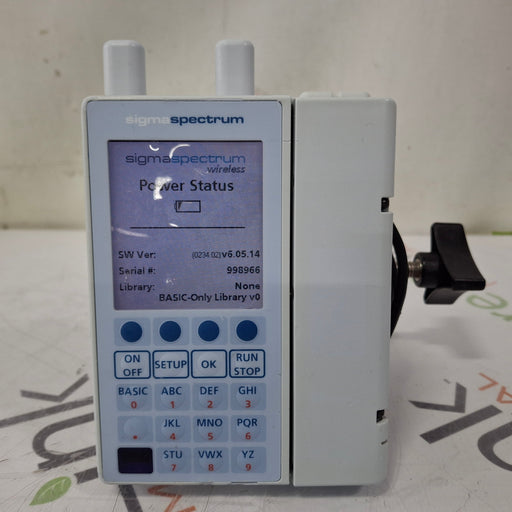 Baxter Baxter Sigma Spectrum 6.05.14 with A/B/G/N Battery Infusion Pump Infusion Pump reLink Medical