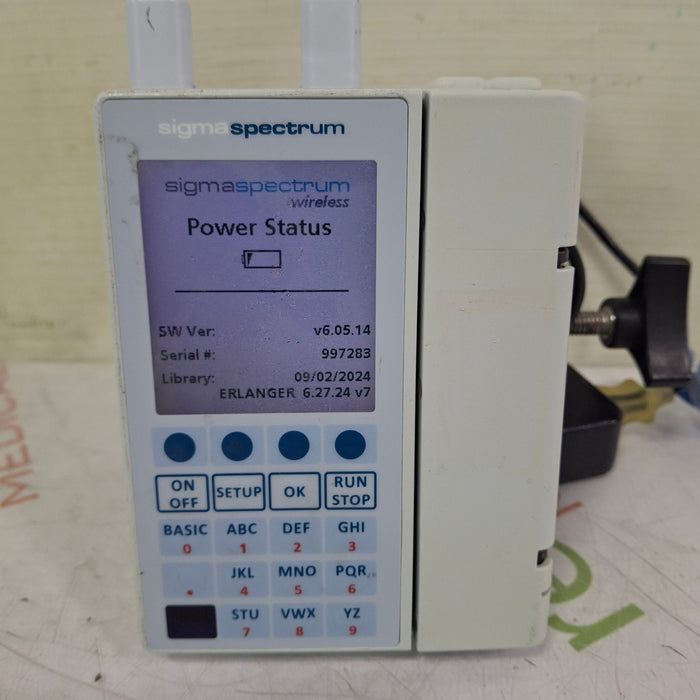 Baxter Baxter Sigma Spectrum 6.05.14 with A/B/G/N Battery Infusion Pump Infusion Pump reLink Medical