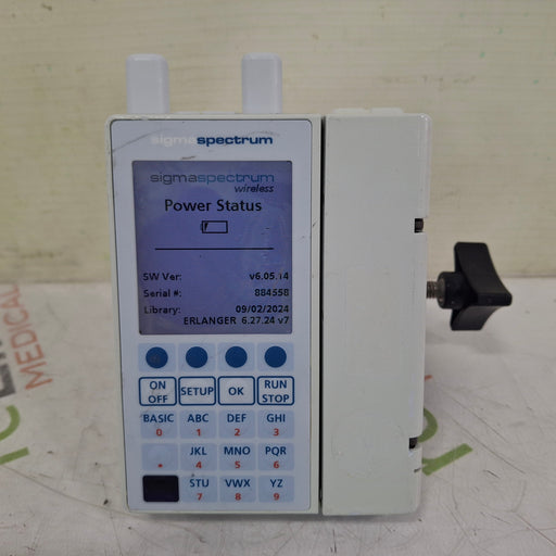 Baxter Baxter Sigma Spectrum 6.05.14 with A/B/G/N Battery Infusion Pump Infusion Pump reLink Medical